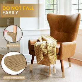 IAMZAY universal-fit chair sock adaptable to round, square, and irregular legs