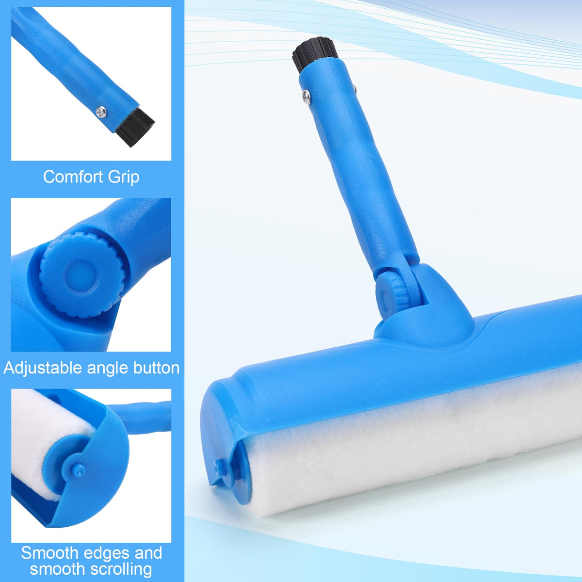 IAOVAW 10-inch roller with shield delivers smooth, even coverage.