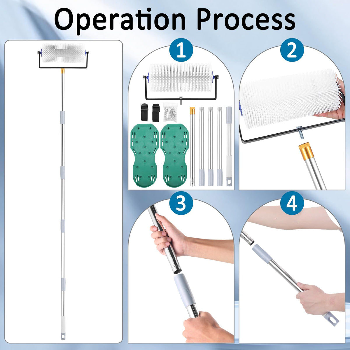 IAOVAW all-in-one toolkit covering concrete leveling and epoxy projects