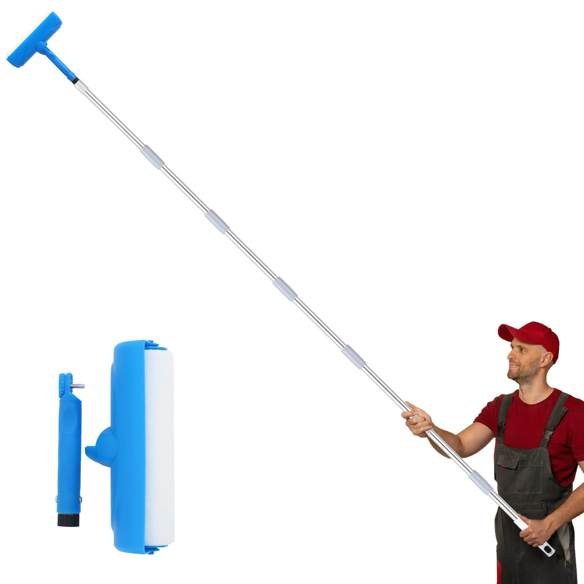 IAOVAW ceiling paint roller guard minimizes splatter for clean ceilings.