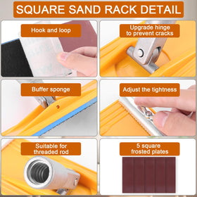 IAOVAW ergonomic lightweight design reduces fatigue on long sanding jobs