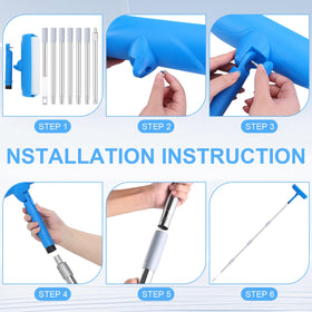 IAOVAW wide-surface roller supports fast, thorough room painting.