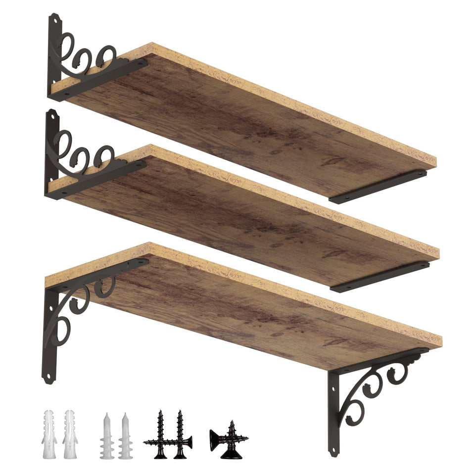 IARTOPS L shelf bracket supports sturdy 5.5-inch boards for durable shelves