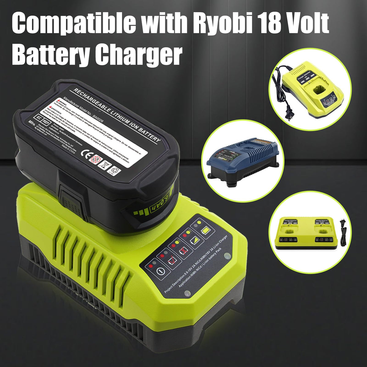 Ibanti Ryobi P107 battery dependable power for cordless setups