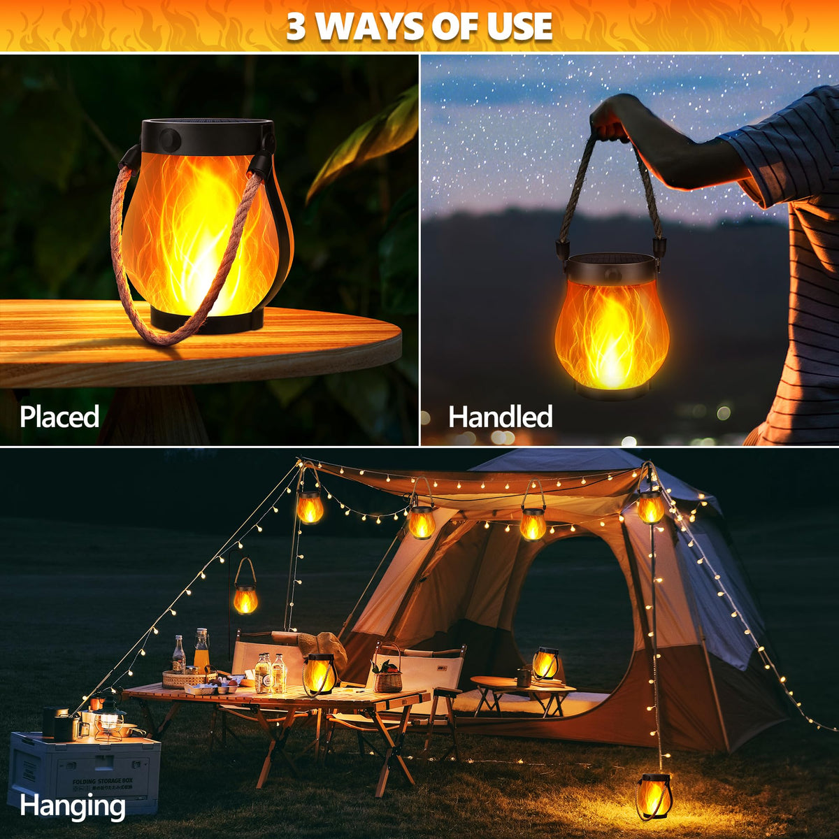 iBaycon Gen2 lantern on porch for inviting outdoor spaces