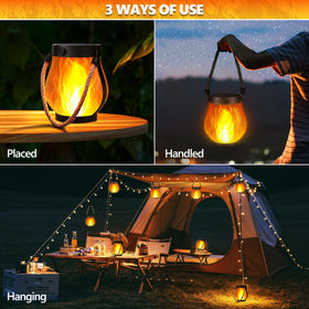 iBaycon Gen2 lantern on porch for inviting outdoor spaces