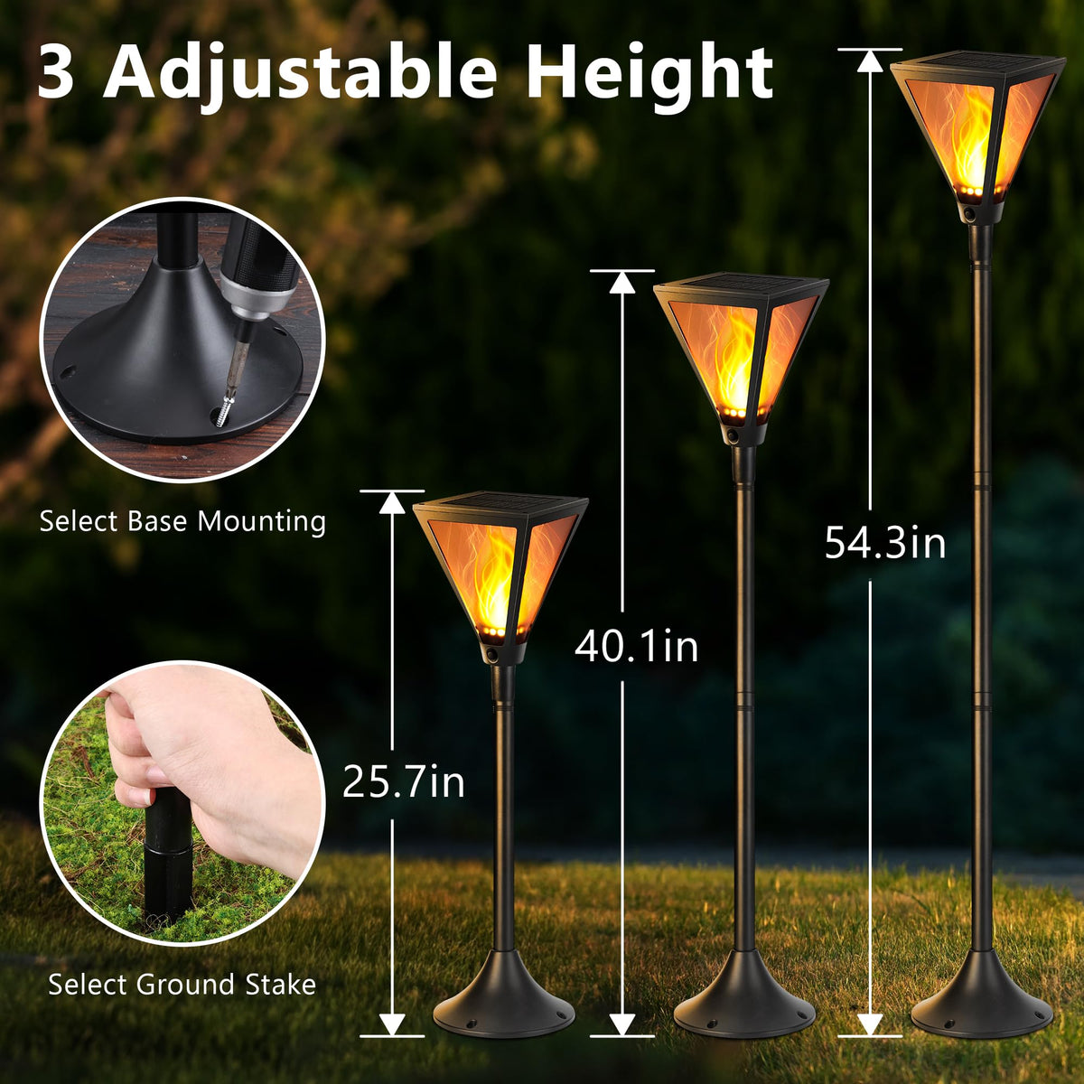 iBaycon 54in light height adjustable for flexible layouts.
