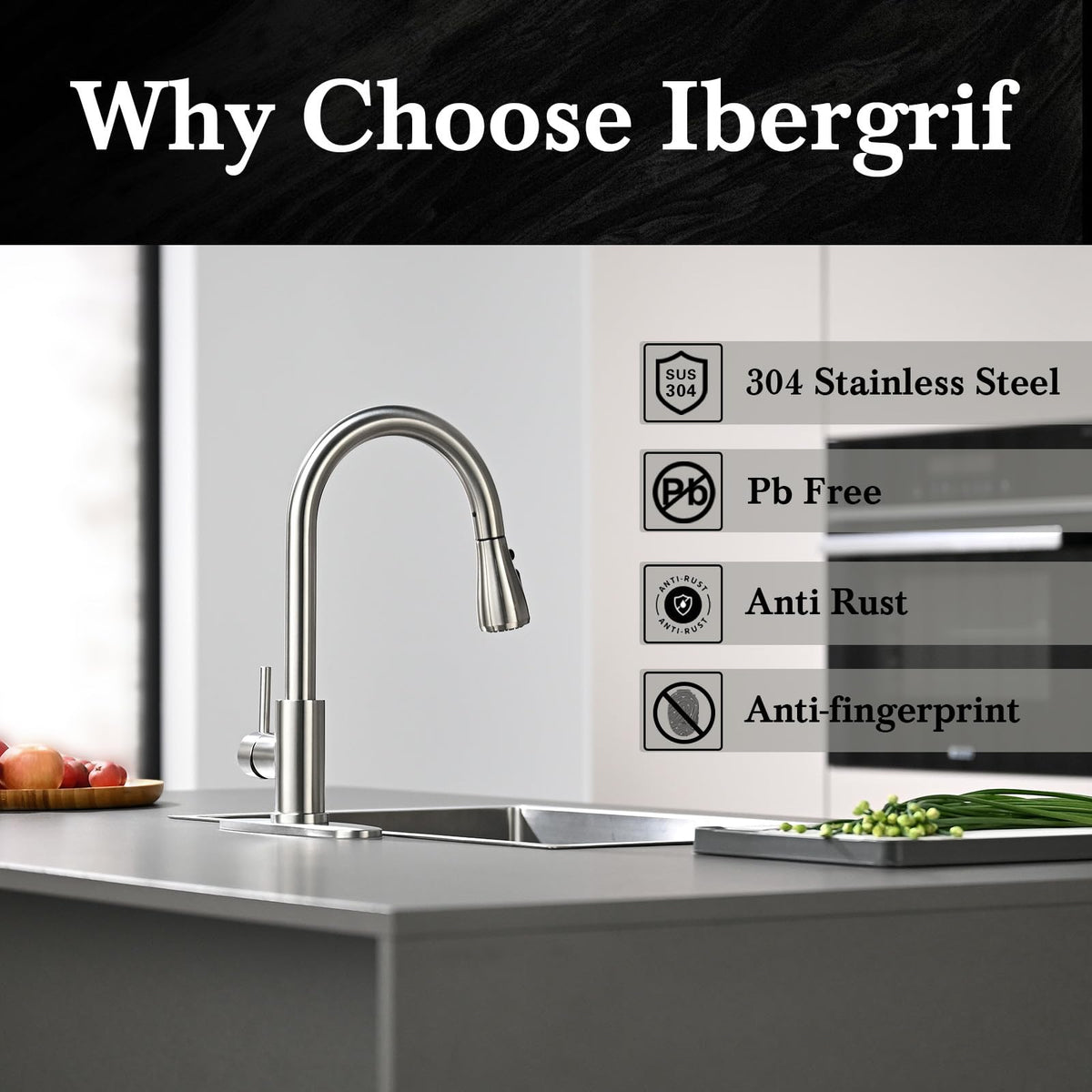 Ibergrif deck plate enables 1- or 3-hole installation on sinks