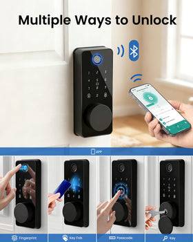 IBLOG auto-locking feature helps secure doors automatically.