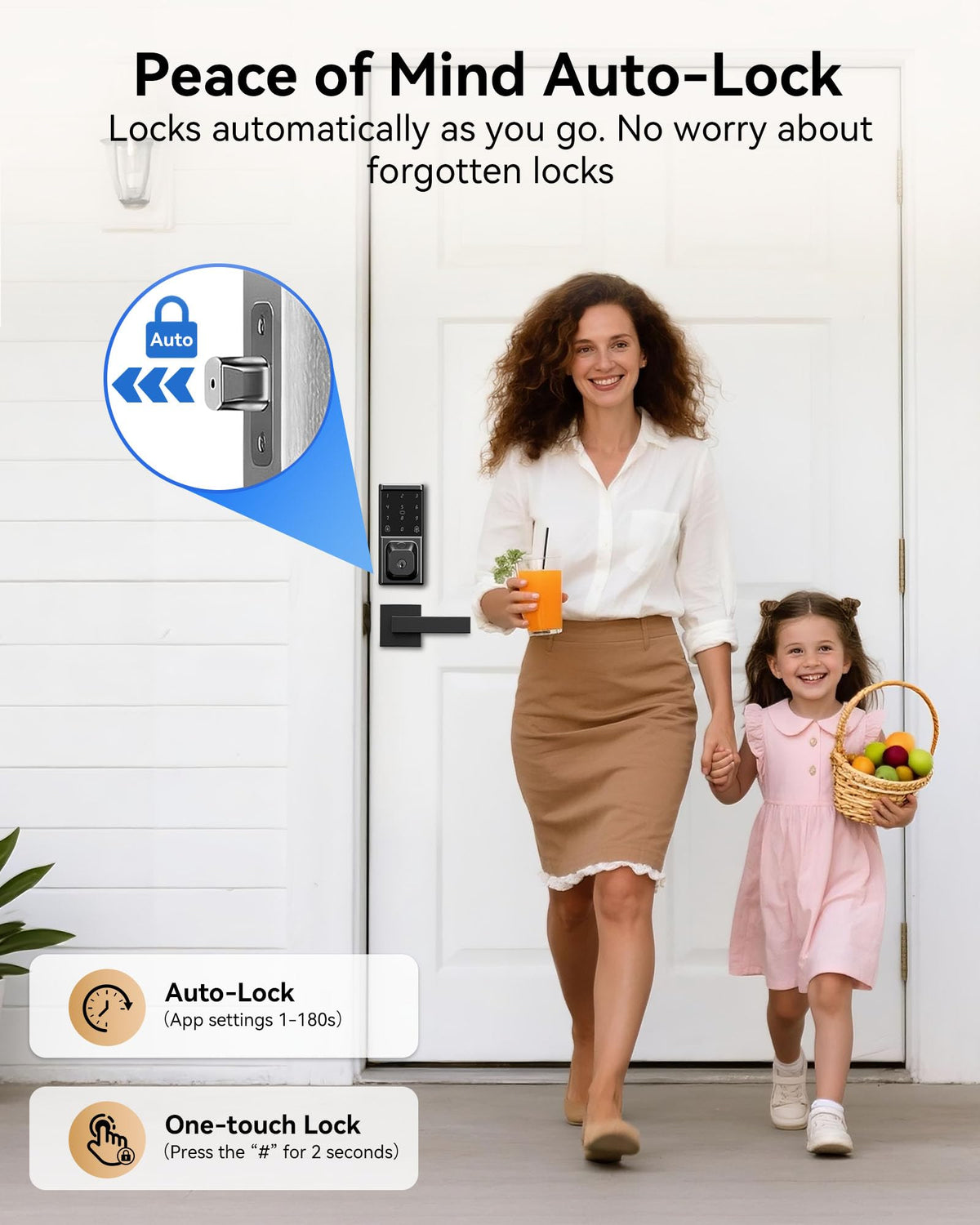 Temporary passcodes simplify guest access with the IBLOG lock.