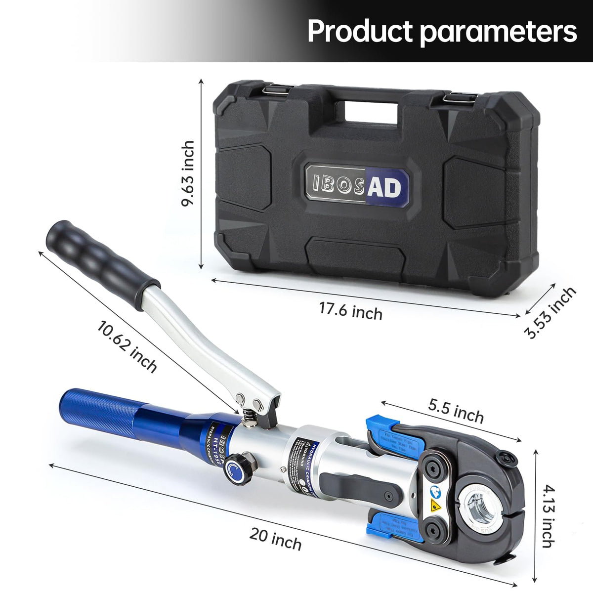 IBOSAD includes pipe cutter and deburring tool for ready-to-use pipes