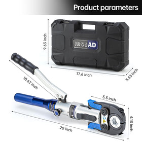 IBOSAD includes pipe cutter and deburring tool for ready-to-use pipes