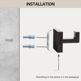 IBosins four-pack hook kit for living room bathroom closet