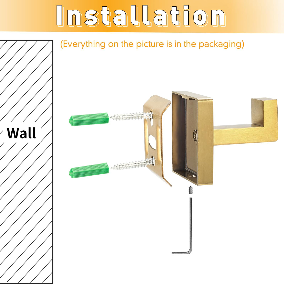 IBosins kitchen and closet hook set for organized spaces