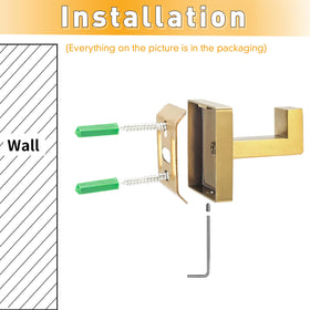 IBosins kitchen and closet hook set for organized spaces
