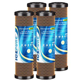 ICEPURE 1 micron cartridge in housing for clearer water