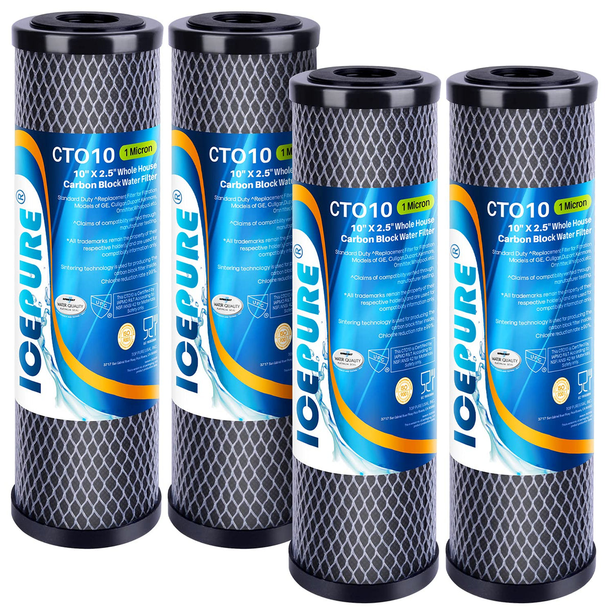 ICEPURE 1-micron filter pack for whole-house filtration