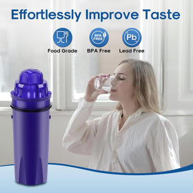 ICEPURE compatibility guide shows PUR pitcher compatibility for reliable replacement parts.
