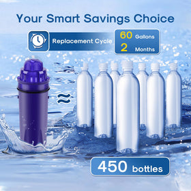 ICEPURE filter installed in PUR dispenser demonstrates seamless integration for simple upgrades.