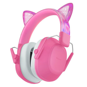 iClever kids' noise cancelling headphones with certified safety for hearing protection