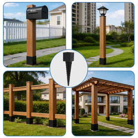 ICokin fits 3.6x3.6 wood posts for secure, wobble-free installations