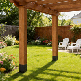 ICokin deck and fence rail post anchor supports winds and weight
