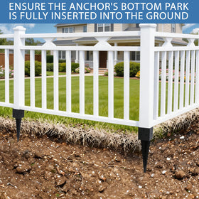 ICokin versatile post base for fence, mailbox, deck, and rail projects