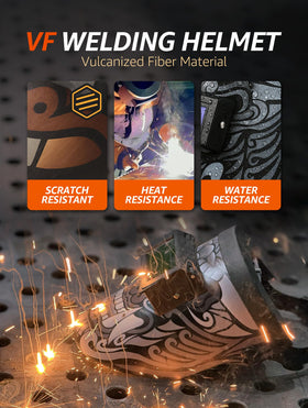 Iconic Weld lightweight helmet design reduces neck strain during long projects