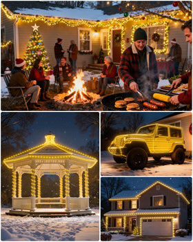 ICRGB IP67 waterproof rope light withstands sun, rain, and snow.