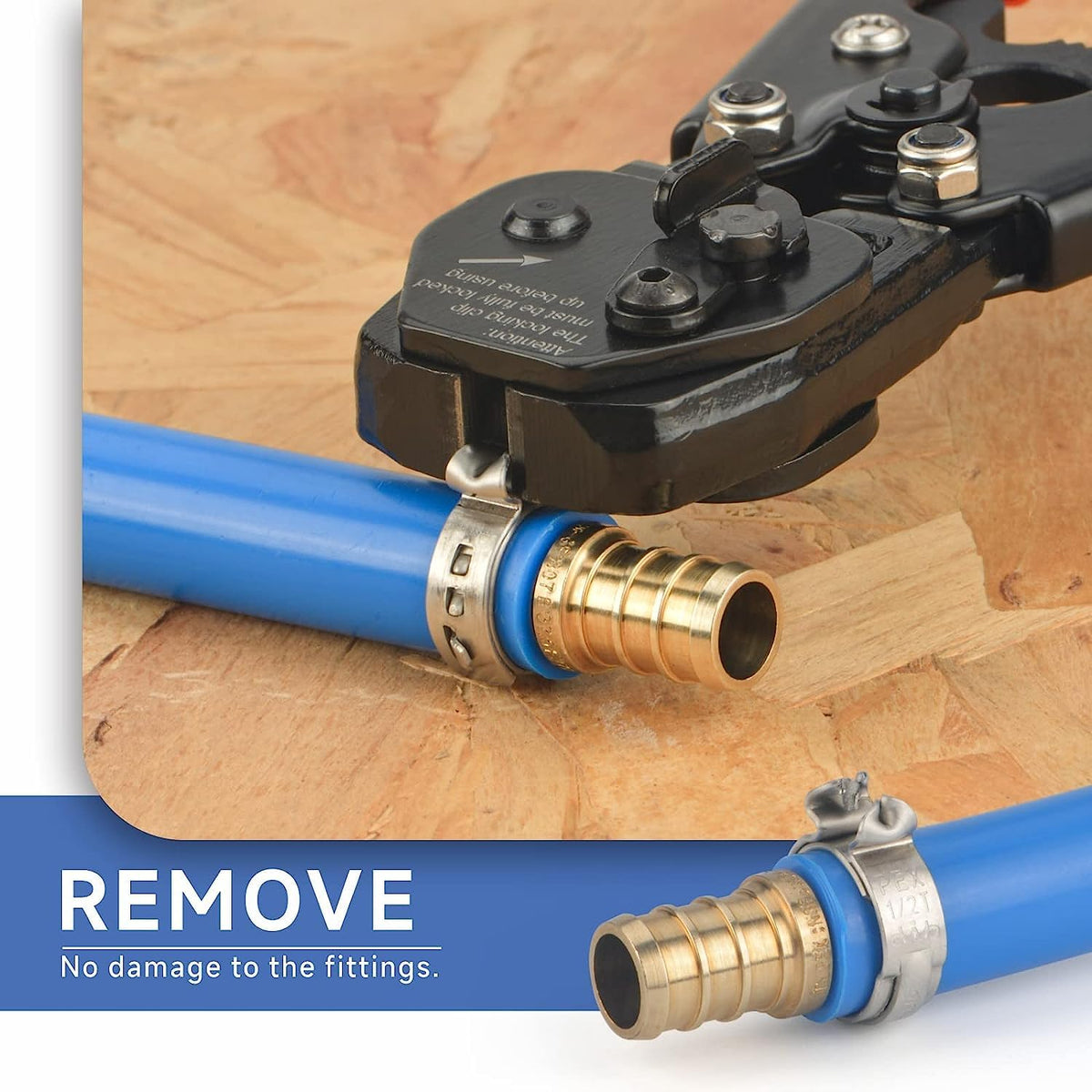iCRIMP 1/2-inch clamps prepared for secure connections