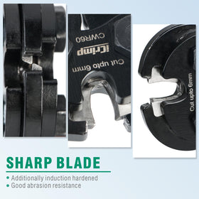 iCRIMP central joint plate reinforces strength during cuts.