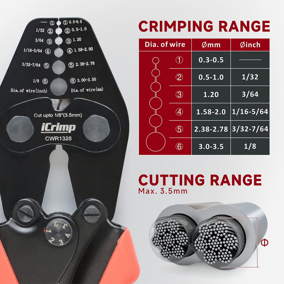iCRIMP aluminum oval sleeves compatibility enables quick, secure fittings.