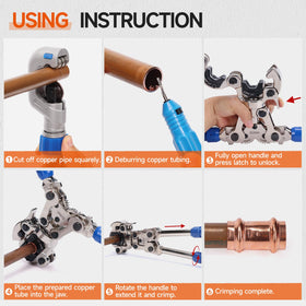 iCRIMP slip-proof grips improve control during presses