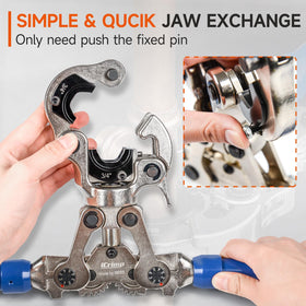 iCRIMP tool weighs 8.4 lb for durable heavy-duty use