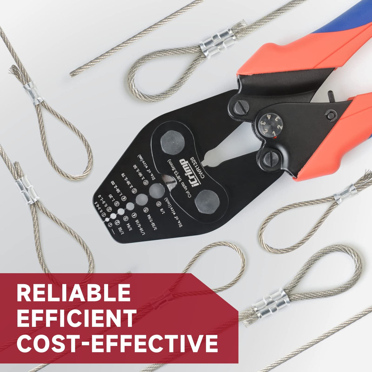 iCRIMP corrosion-resistant CR-MO steel for durable use.