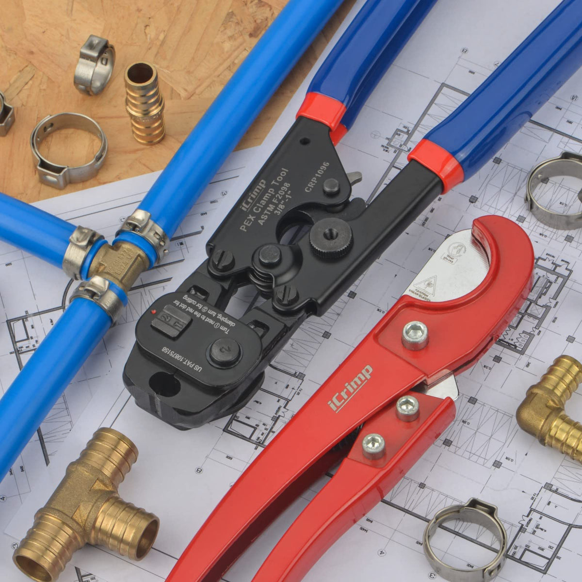 Durable stainless steel construction of iCRIMP cinch tool for long-term use.