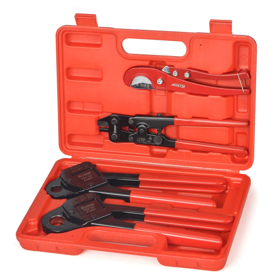 iCRIMP IWS-1807CN PEX crimpers deliver secure connections in tight spaces.