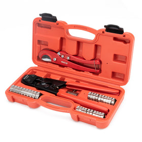 iCRIMP KIT-1096D case showing organized PEX tools for on-site use