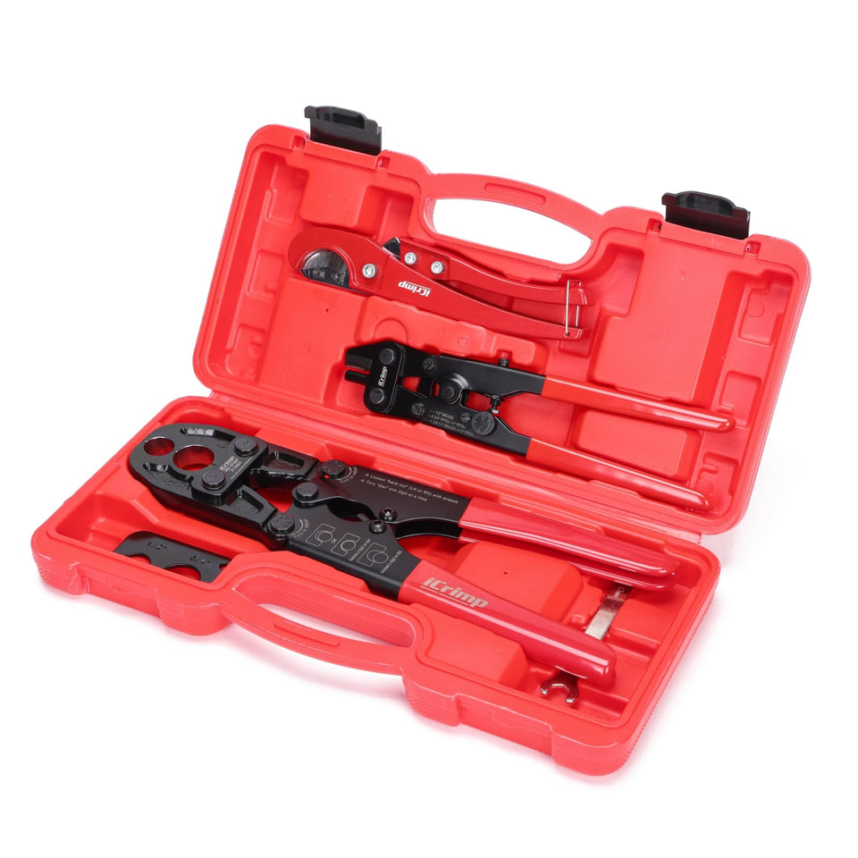 iCrimp PCKIT-1234PS case keeps tools organized for field use