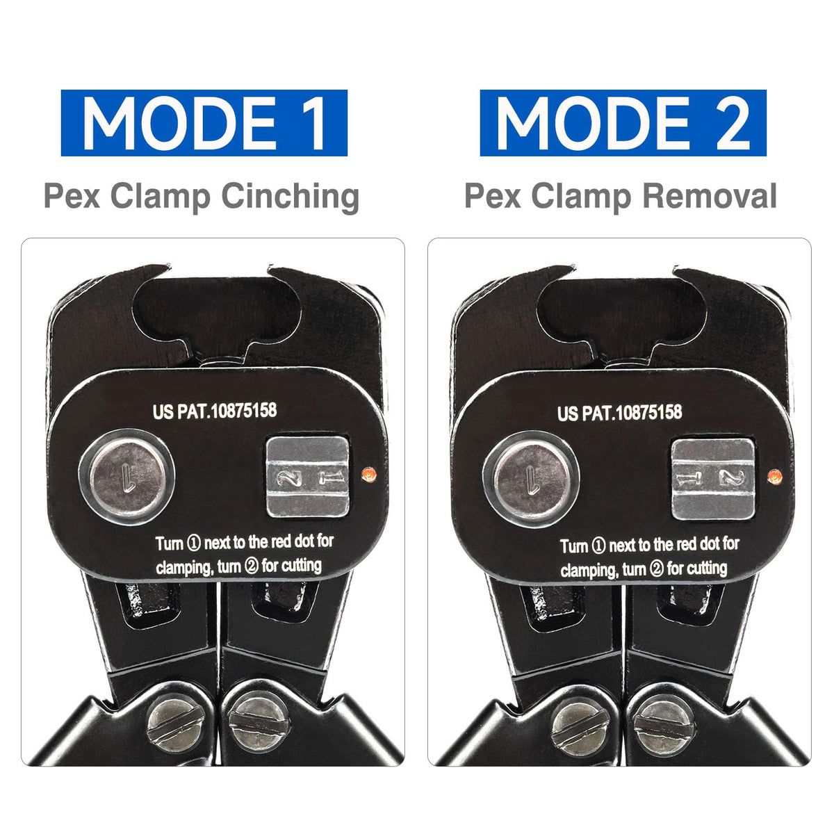 iCRIMP PEX tubing cutter slicing tubing with ease