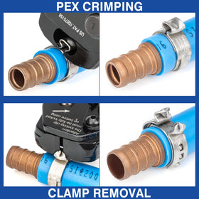 Interior view showing cinch and removal features of iCRIMP tool