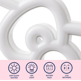 Idea Nuova battery-operated light provides convenient decor in any space.