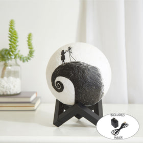 Idea Nuova Jack Skellington silhouette mood light enhances bedroom ambiance.