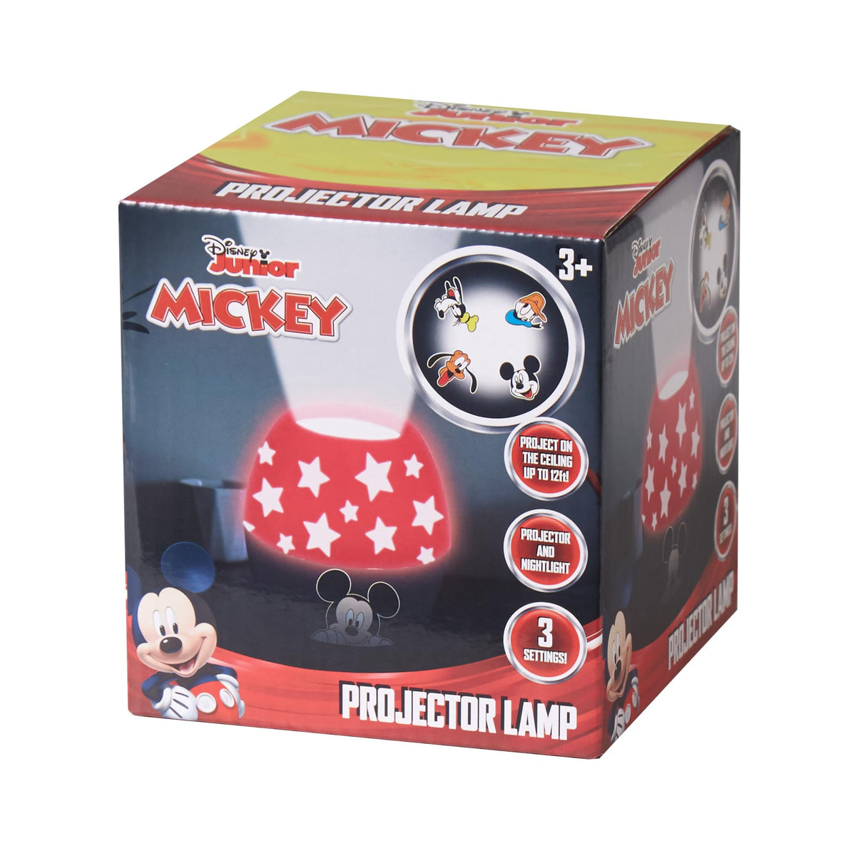 Idea Nuova Mickey Mouse nightlight projection with kid-friendly base design.