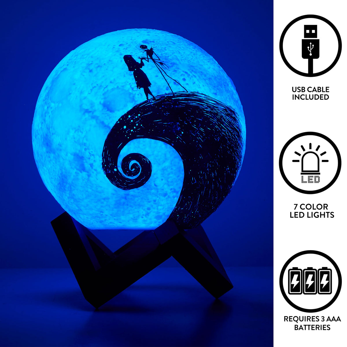 Idea Nuova Sally silhouette mood light adds whimsical touch to kids' room.