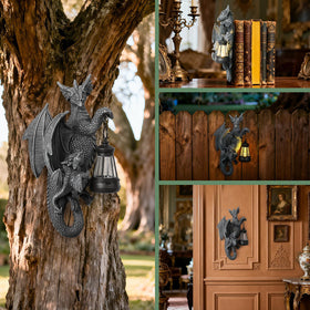 IDEA SHOW gift-ready dragon decor makes a unique outdoor or indoor present.