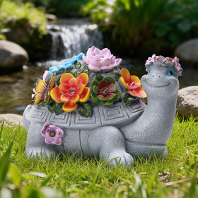 IDEA SHOW turtle statue night glow lighting the outdoor space