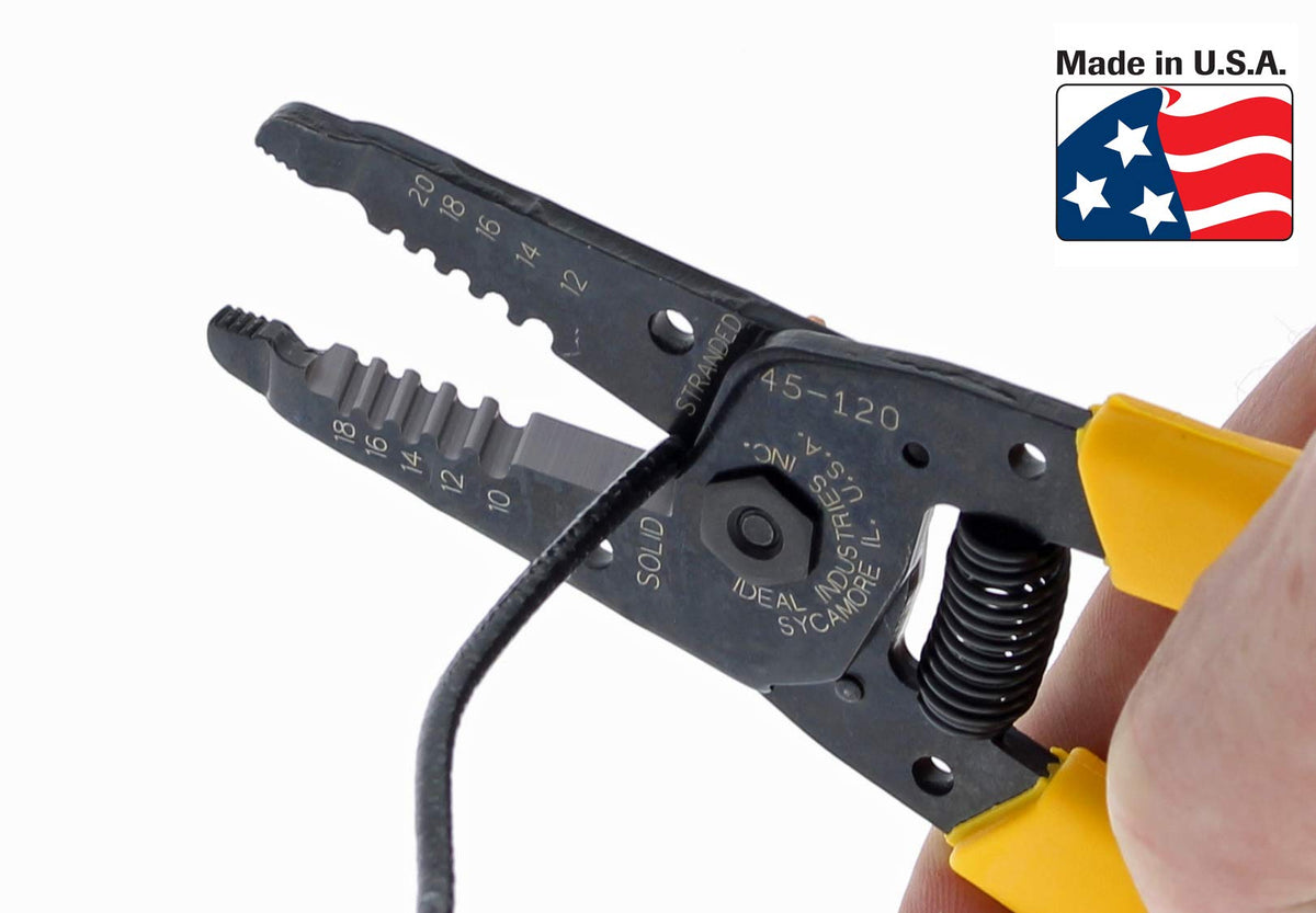 IDEAL Electrical T-Stripper compact design fits in tight tool pouches