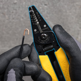 IDEAL Electrical T-Stripper wire looping holes add quick organization