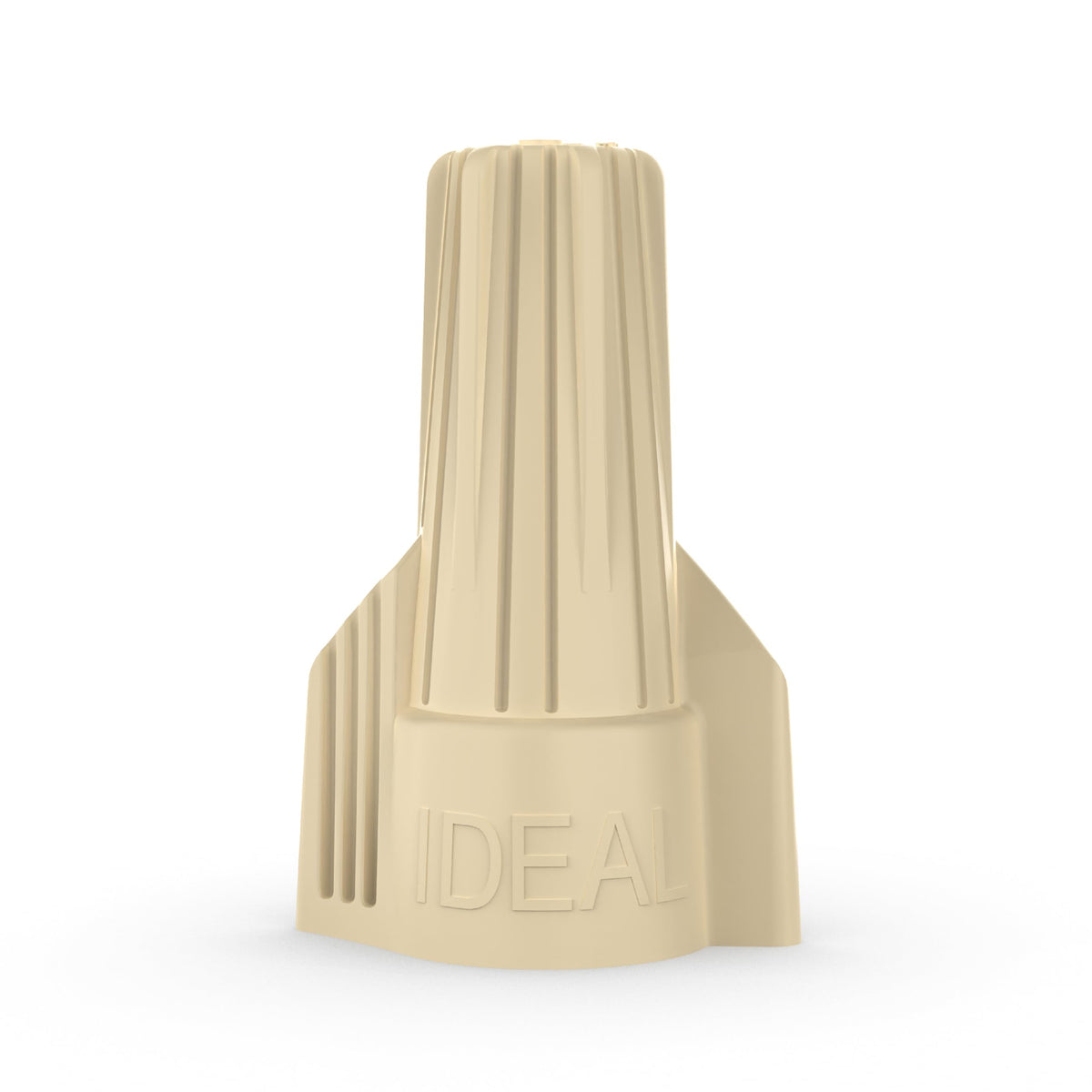 Ideal Electrical Tan Twister cap grip facilitates easy hand installation.